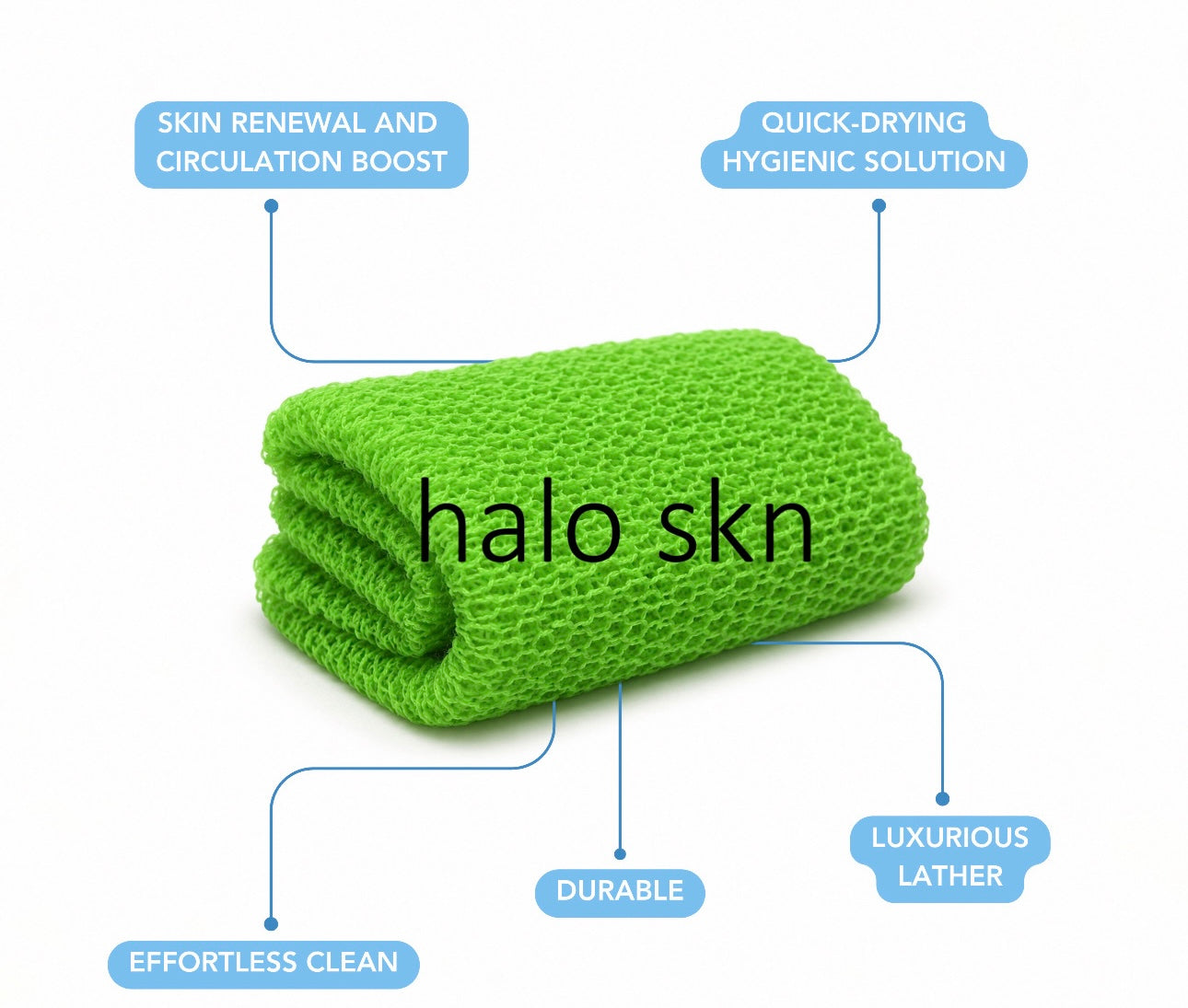 BOGO Exfoliating Body African Net Sponge